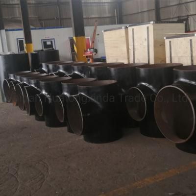 ASTM B16.9 A234 Wpb Stainless Steel Sch40 Seamless Pipe Fittings Tee