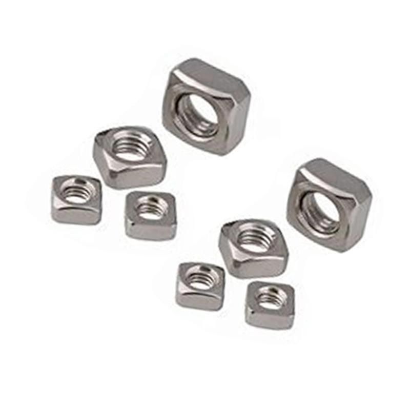 DIN 557 High Quality Stainless Steel Thin Square Nut M6