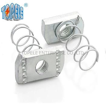Hot Sale M6 M8 M10 Long Spring Channel Nut Steel Electro Galvanized