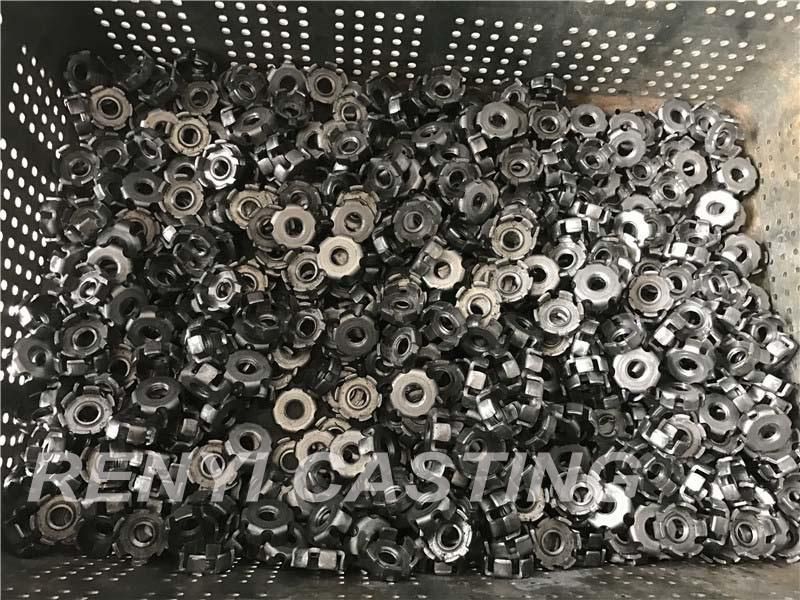 Special Customized Inch Nut with Yellow Zinc Plate