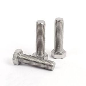 Stainless Steel 304 Hexagon Head Bolts German Standard M6-M8 Series Full Thread Screws
