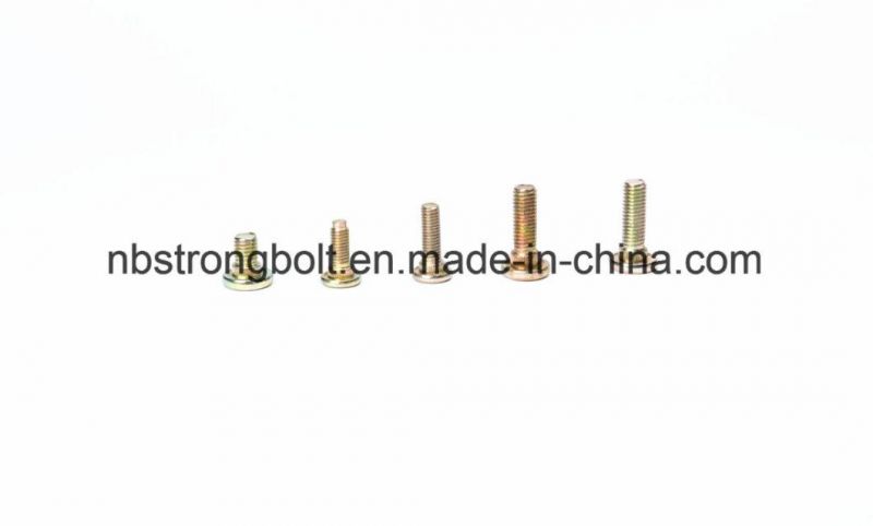 Non-Standard Custom Knurling Screw, Durable High Strength Galvanized Flat Head Tire Screw Tail Reduction