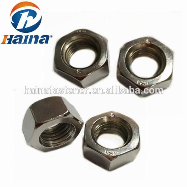 Stainless Steel Fine Coarse Thread Hexagonal Machine Screw Nuts