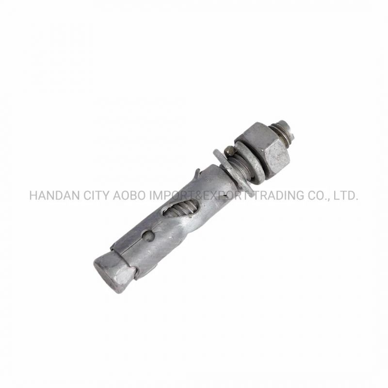 Steel Expansion Bolt Shark Fin 3/8*75 Sleeve Anchor Bolt