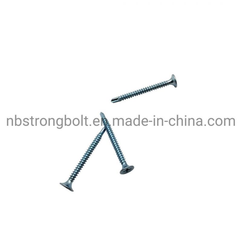 C1022 Phil Drive Bugle Head Self Drilling Screw Bsd #2 Drill Zinc Plated #6X1.1/4"