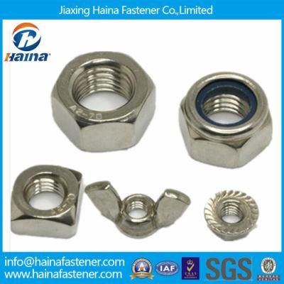 Stainless Steel Hex Nut, Square Nut, Wing Nut, Nylon Locknut
