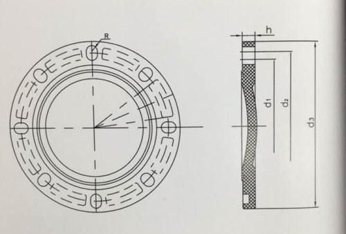 DN200 PVC Blank Flange for Water Treatment