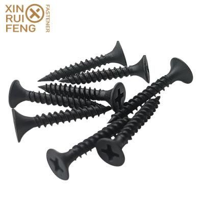 13mm-254mnm Bugle Head Phillip Drive Black/Grey Phosphated Drywall/Gypsum Screw Fastener