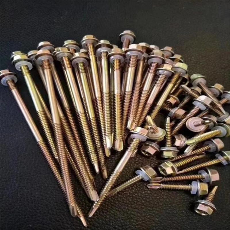 Drilling Screw Hexagon Flat Head Drilling Screw