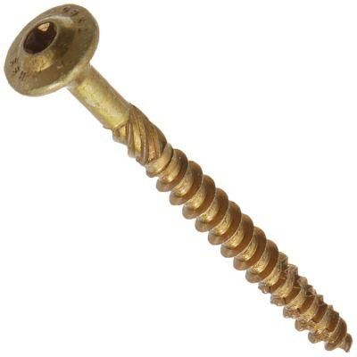 Construction Lag Screw Exterior Coated Torx/Star Drive Heavy Duty Structural Lag Screw Far Superior to Common Lag Screws