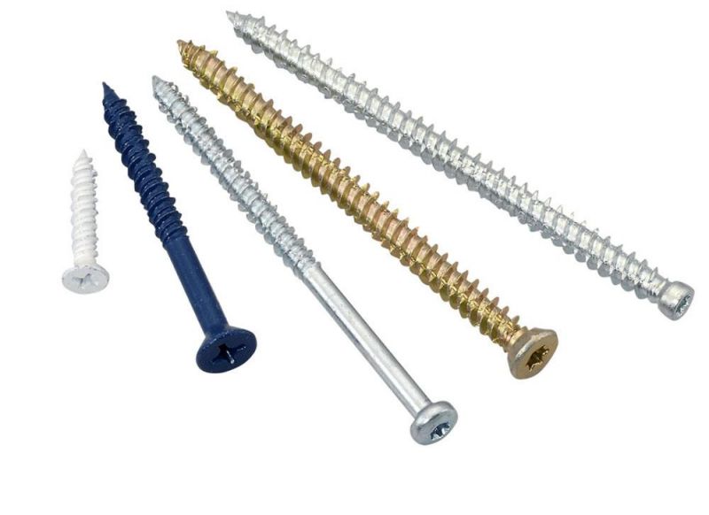 Flat Head Zinc Plated Notched Thread Masonry Screw Concrete Screw