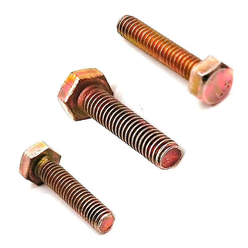 DIN933 ANSI Brass Hex Cap Screw with ISO Certificate