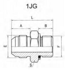 Carbon Steel Stainless Steel Jic Male 74° Cone or Bsp Male O-Ring Hydraulic Hose Adaptors