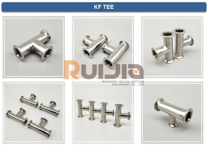 Stainless Steel ISO-Kf Vacuum Tee