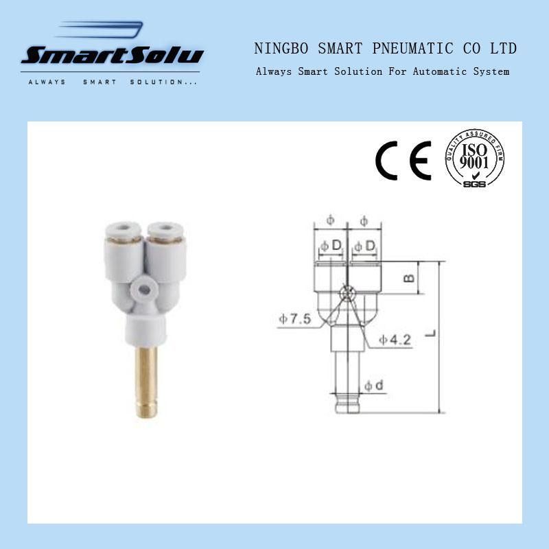 Kb2uw Series High Quality Pneumatic Straight Quick Connector