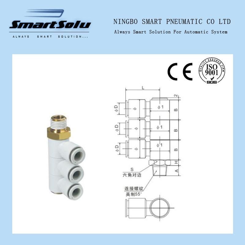 Kb2vt Series Air Fitting/Pneumatic Fitting