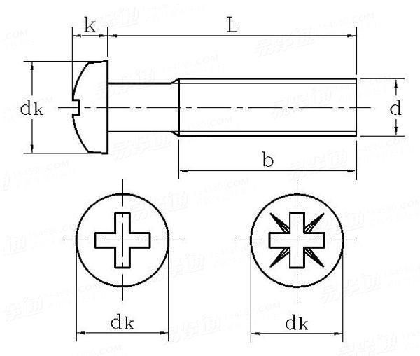 OEM ODM Special Bolts Stainless Steel Ks B 1023 Cross Recessed Pan/Phillips Head Screws Made in China