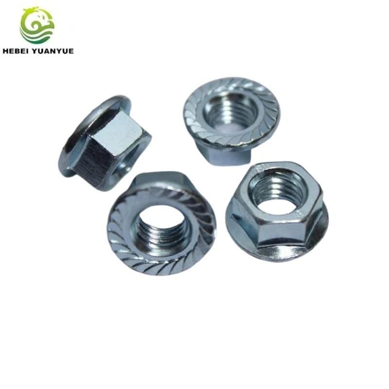 DIN 6913 Galvanized Hex Flange Nuts with Serrated