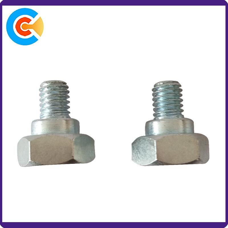 Carbon Steel M6 Galvanized Hex Head Screw Shoulder Screw