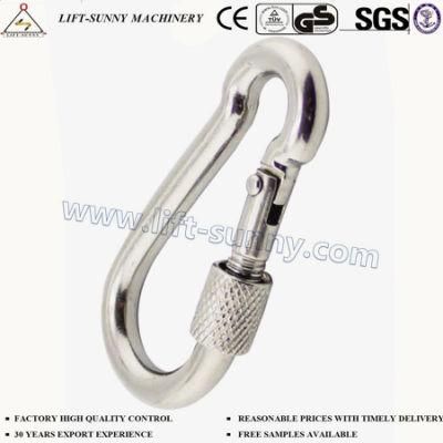 304 316 DIN5299 Stainless Steel Spring Snap Hook with Screw
