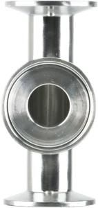 Bulkhead Plumbing Fittings Tri Clamp Fittings Kit, Clamp Tee 3 Way Elbow Black Iron Pipe Connector