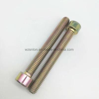 8.8 Grade Hex Socket Head Bolt DIN912 with Yellow Zinc