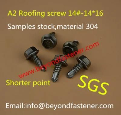 A2 Self Drilling Screw Fastener Bolts A4 Bimetal Screw