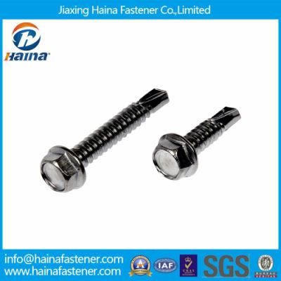 Jiaxing Haina Supplier 304 Stainless Hex Washer Head Screw