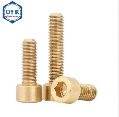 Yiwu Market Wholesales Brass Hex Socket Cap Allen Bolt DIN912