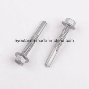 Hex Head Screw with Flange Self Drilling Screw EPDM Washer Fastener