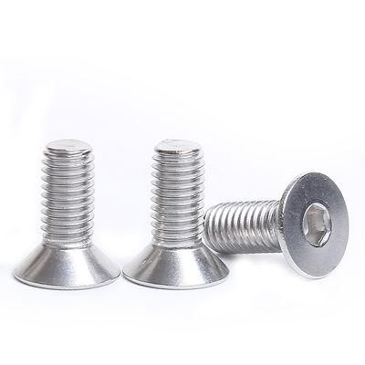 DIN7991 A2-70 304 Stainless Steel M5 Hexagon Socket Countersunk Head Screws Flat Head Bolt