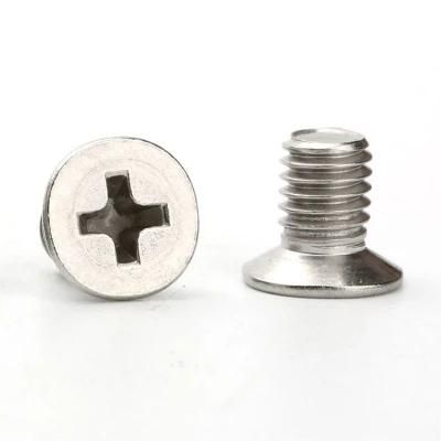Micro Mini Stainless Steel Phillips Countersunk Flat Head Cross Screw