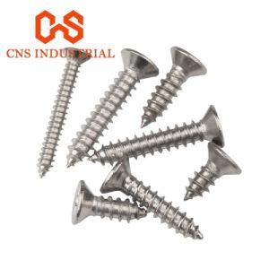 DIN7982 Ss 304 A2-70 Cross Recessed Countersunk Head Self Tapping Screws