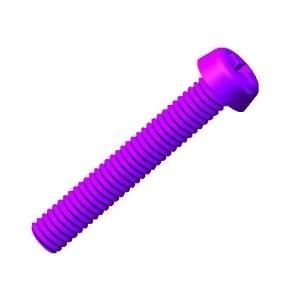 2016 High Quality Customized Plastic Screw, Fastener &amp; Nylon Rivets M4-25