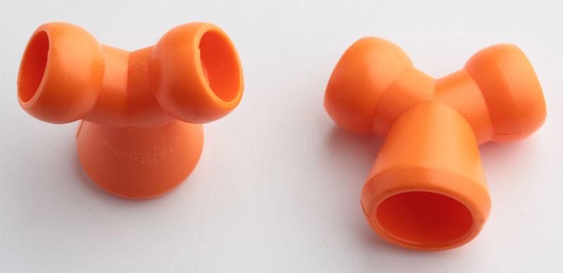 Xhnotion Pneumatic Plastic Flexible Coolant Hose Connector 1/4′′ Y Fittings for Cooling Ball