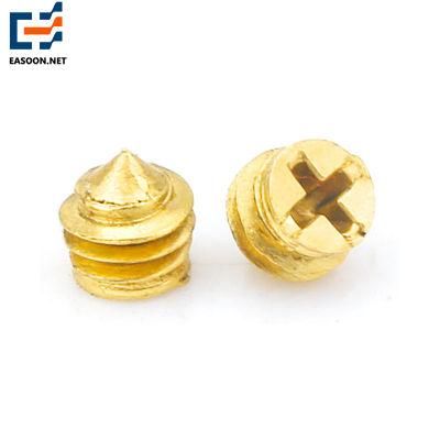 Hardware Fasteners Brass Set Screw Grub Screw M1 M1.2 M1.4 Brass Hex Socket Cup Point Set Screw for Machine