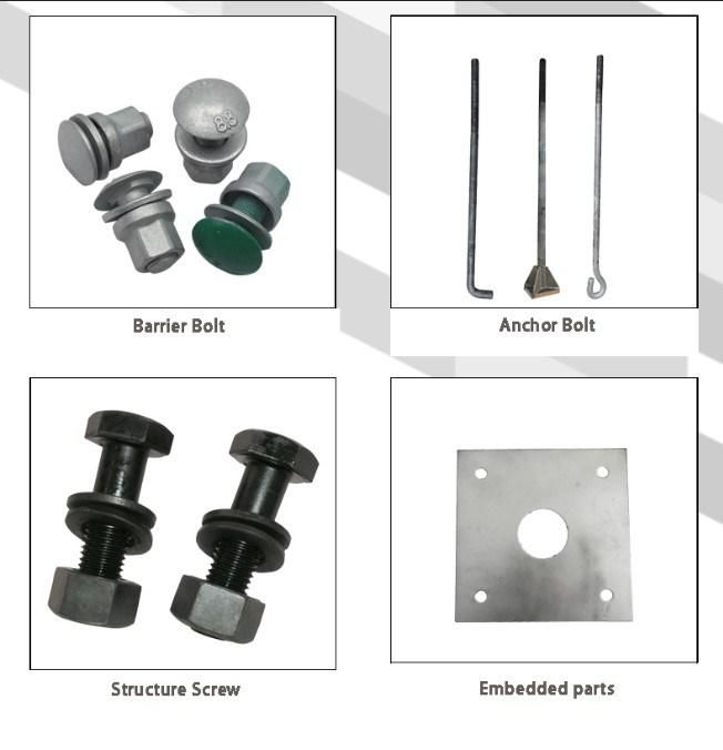 Customized Carbon Steel Zinc Plated Square Bolt Square Head Bolt
