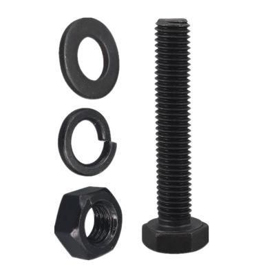 China Factory Wholesales High Quality Fastener Bolts and Nuts 4.8 8.8 10.9 12.9 DIN933 931 Hex Bolt