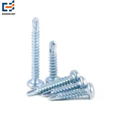 Zinc Plated Self Drilling Screws St6.3 Screw #10 #12 Self Drilling Screws
