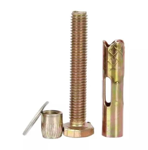 Heavy Duty Steel Materials 3PCS Fix Anchor Bolts with Hex Nut Anchor Bolt M6 M8 M10 M12 M14 M16 M20