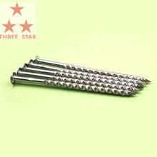 Galvanized Low Carbon Umbrella Head Twisted Shank Galvanized Roofing Nail with Washer