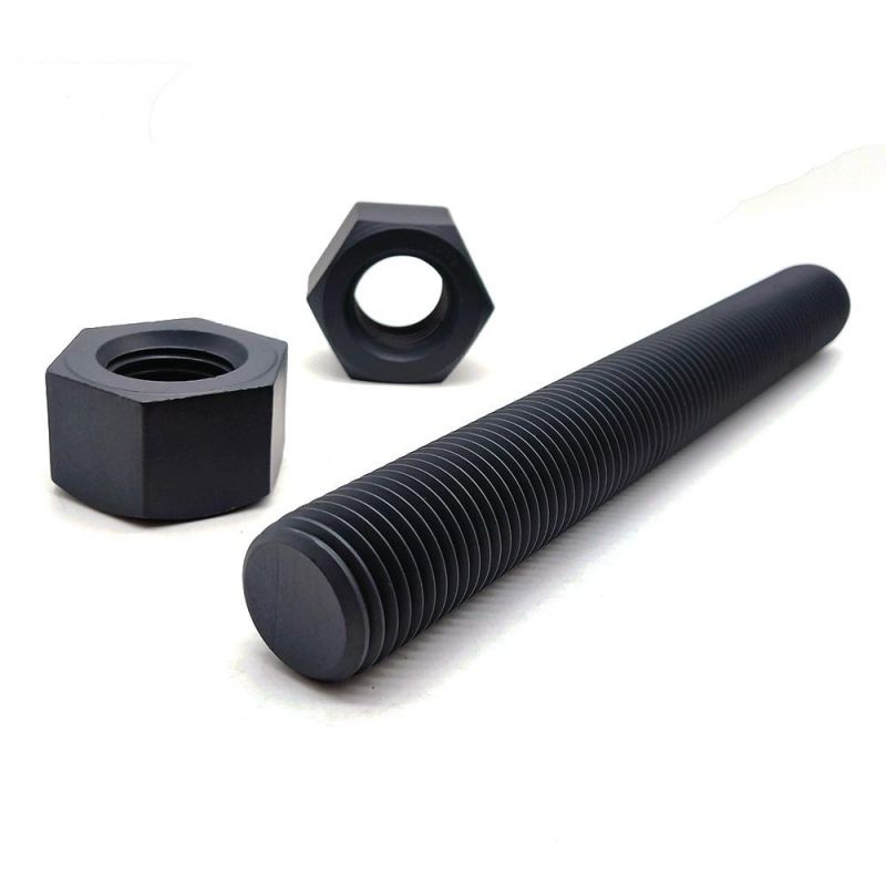 High Quality B7 Black Stud Bolt DIN938, DIN939