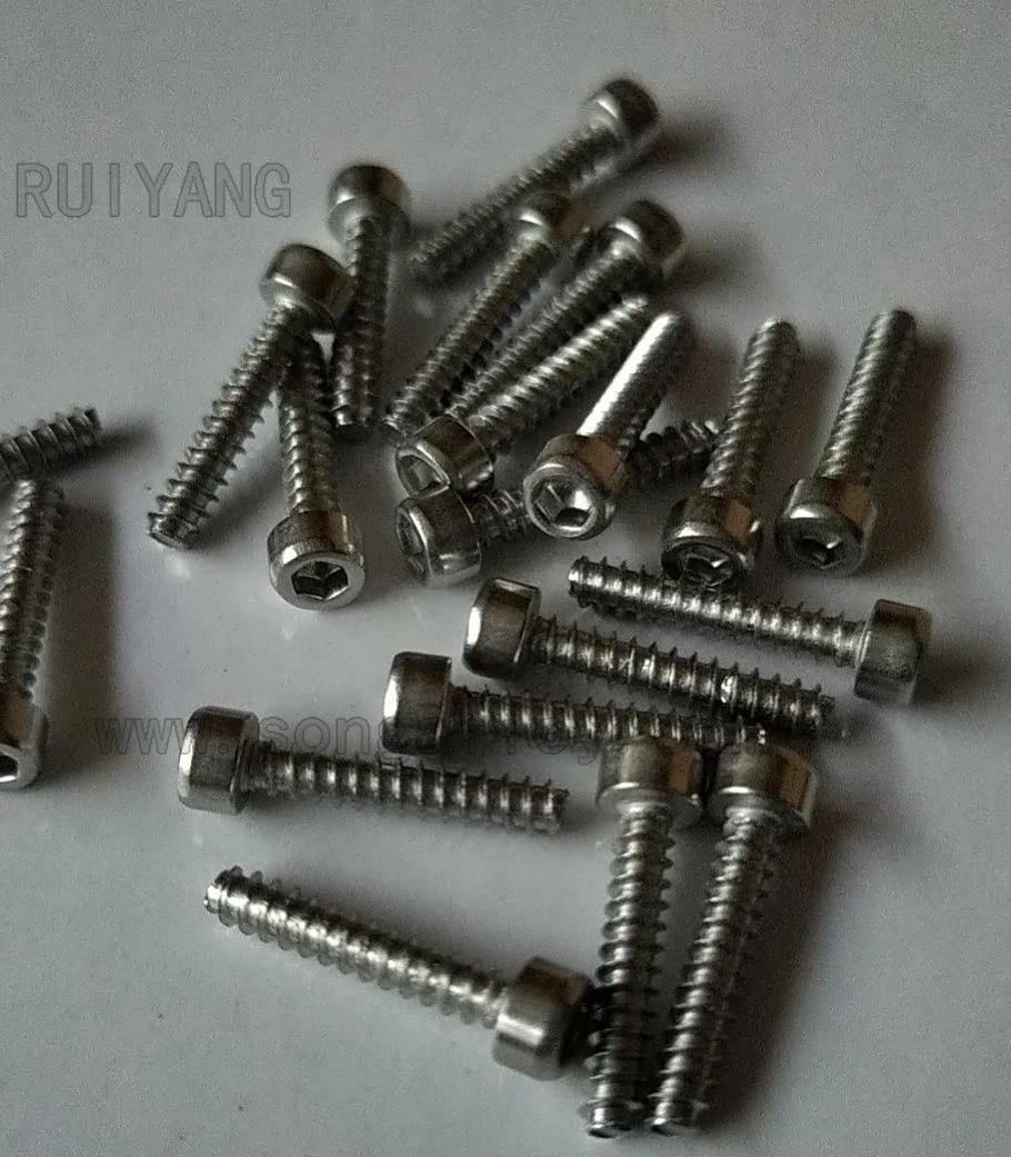 Stainless Steel 304 Hexagon Socket Cap Head Black Self-Tapping Screws