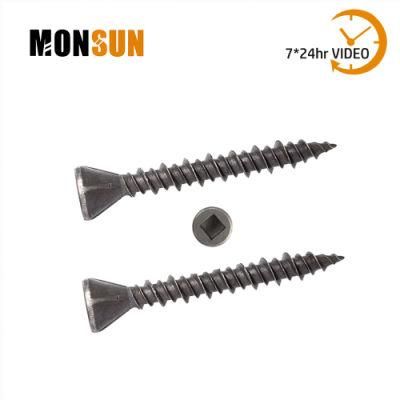#2 Square Trim Head Gray/Black Phosphated Hi-Low Thread Underlayment Screw