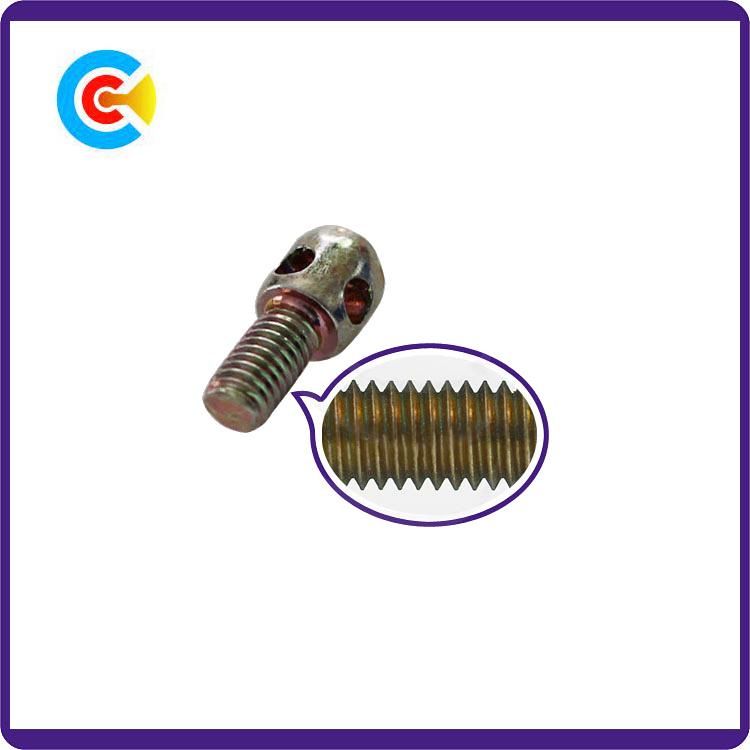 DIN/ANSI/BS/JIS Carbon-Steel/Stainless-Steel 4.8/8.8/10.9 Galvanized Seal Screw for Building