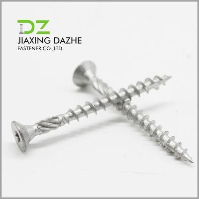 Flat Head Double Thread Self Tapping Screw with Cutting