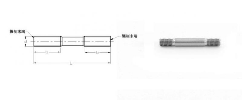 GB/T 901-1988 Titanium Double End Studs (Clamping Type)