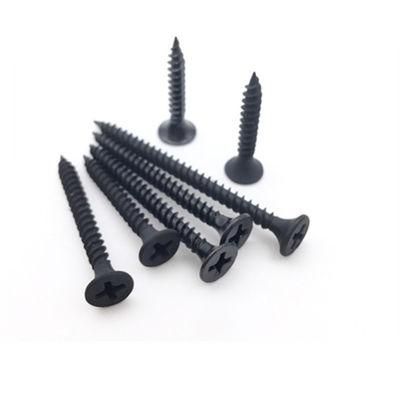 Black Phosphated Cross Recessed Bugle Head Gypsum Board Drywall Screws