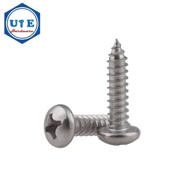 DIN 7981 Stainless Steel 316 Pan Head Roofing Tapping Screws