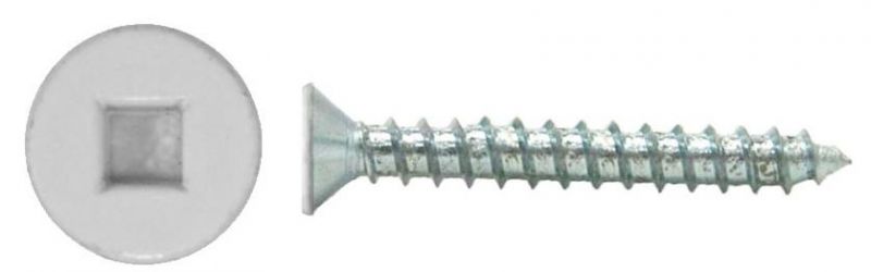 Painted Head Zinc Plated Carbon Steel Decorative Self-Tapping Screws